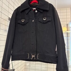 Classic Black Jean Jacket for Women